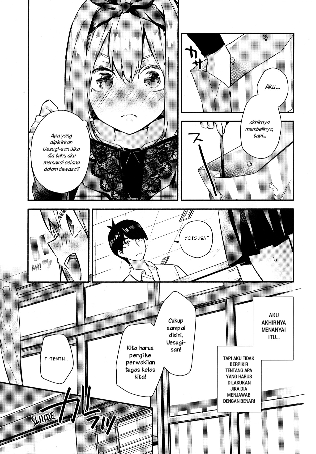 Go-Toubun no Hanayome: Pop Quiz! (Yotsuba Doujinshi) Chapter 00 Gambar 9
